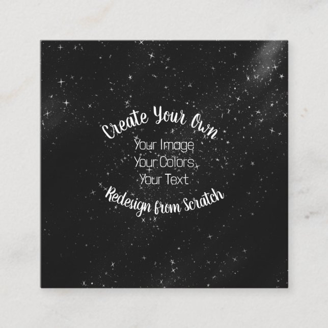 Umgestalten von Scratch - Erstellen Sie Ihre eigen Quadratische Visitenkarte (Vorderseite)