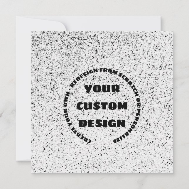 Umgestalten von Scratch oder Personalisieren Sie d (Vorderseite)