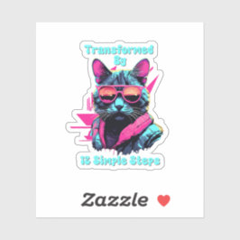 Umgestaltet durch 12 einfache Schritte, OM, NA, Al Aufkleber