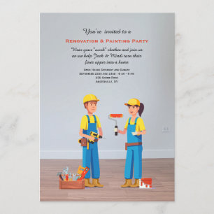 Umgestaltung der Party Einladung