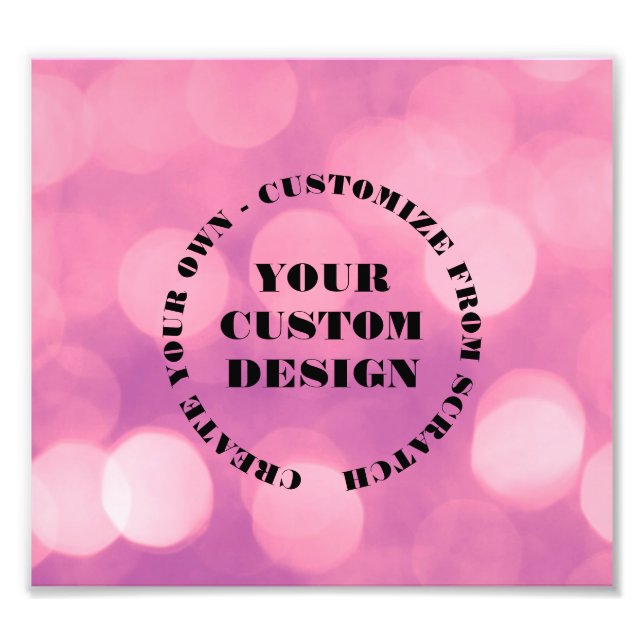 Umgestaltung von Scratch Erstellen Sie Ihre eigene Fotodruck (Vorne)