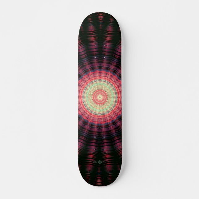 Umgewandelte Soundwave Mandala 3 Skateboard (Vorne)