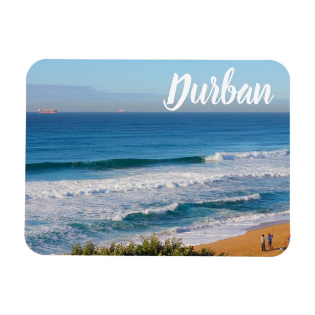 Umhlanga Durban View Ocean Beach Südafrika Magnet (Horizontal)