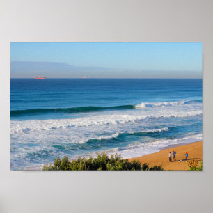 Umhlanga Greater Durban Ozeanstrand Südafrika Poster