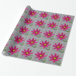 Umhüllungspapier aus rosa Blume Geschenkpapier