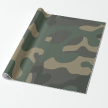 Umhüllungspapier der grünen Camouflage, Geschenke,