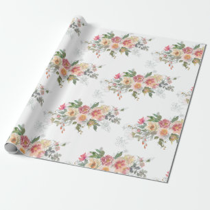 Umhüllungspapier für frische Blume Geschenkpapier