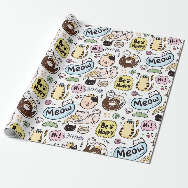 Umhüllungspapier Geschenkpapier (Ungerollt)
