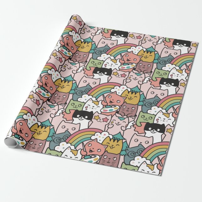 Umhüllungspapier Geschenkpapier (Ungerollt)