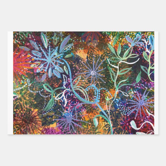 Umhüllungspapier Geschenkpapier Set (Vorderseite)