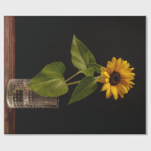 Umhüllungspapier mit Sonnenblume