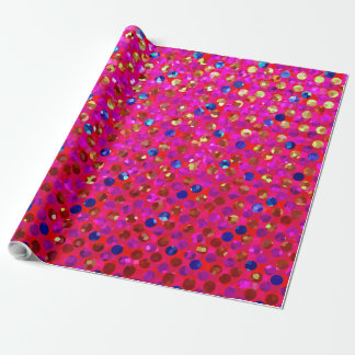 Umhüllungspapier Polka Dot Sparkley Jewels Geschenkpapier
