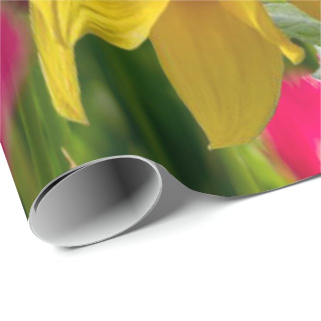 Umhüllungspapier Sonnenblumen Geschenkpapier (Rolleneckpunkt)