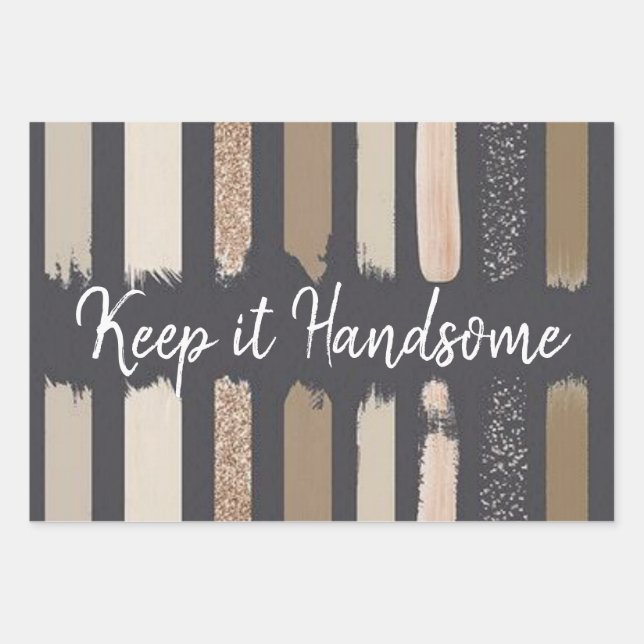 Umhüllungspapierblatt Behalten ansprechend Geschenkpapier Set (Vorderseite)