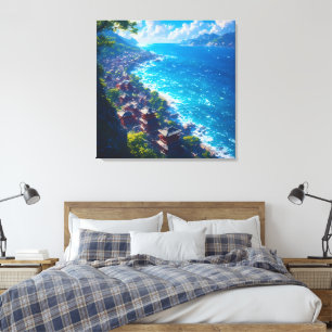 Umi no Yume „Traum vom Meer“ Leinwanddruck