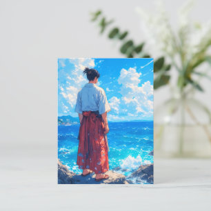 Umibe no Seijaku – Stille am Meer Postkarte