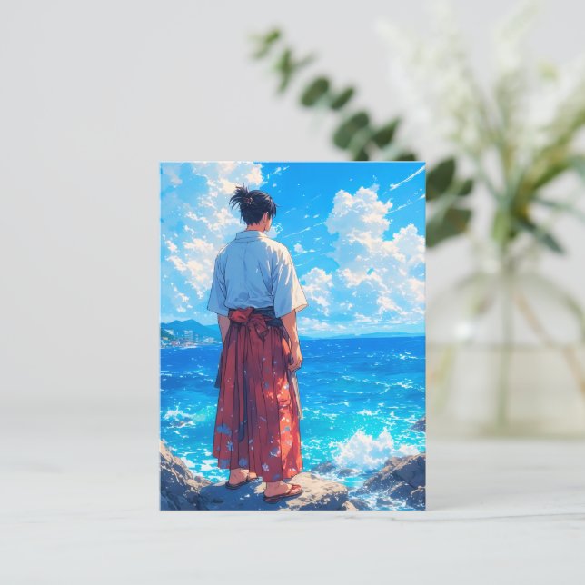 Umibe no Seijaku – Stille am Meer Postkarte (Stehend Vorderseite)