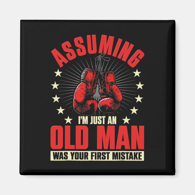 Umings ich bin nur ein alter Mann war dein erster  Magnet (Vorne)
