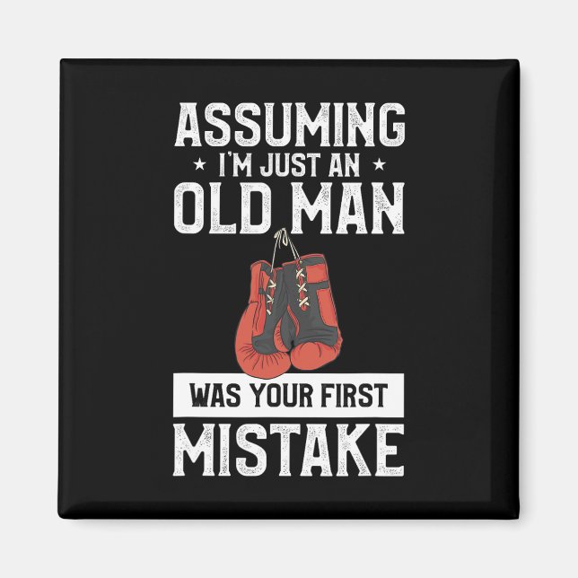 Umings ich bin nur ein alter Mann war dein erster  Magnet (Vorne)