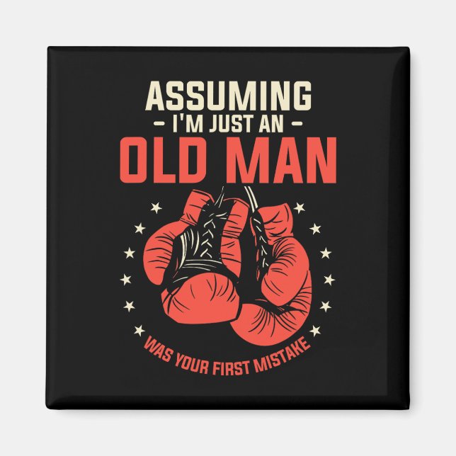Umings ich bin nur ein alter Mann war dein erster  Magnet (Vorne)