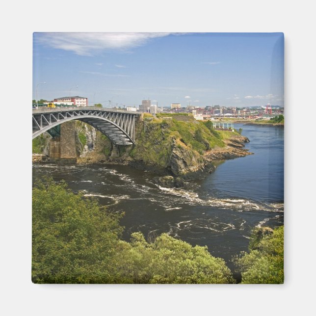 Umkehr fällt auf den St. John River in St. 2 Magnet (Vorne)