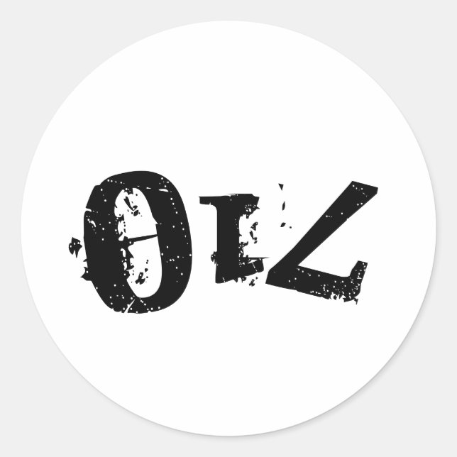 umkehrbarer Aufkleber (Vorderseite)