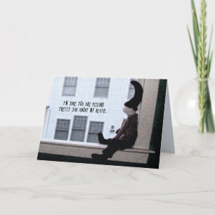 Umkehrte Kondolenzkarte 3 Karte