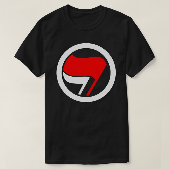 Umkehrung der Faschismus-Fahne T-Shirt (Design vorne)