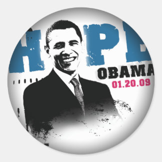 Umklingeln in schwarze runde Sticker