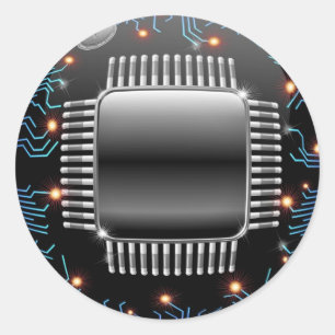 Umlaufaufkleber für elektronische Hauptplatine Runder Aufkleber