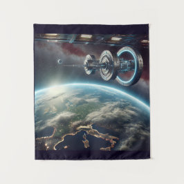 Umlaufbahn Wandteppich