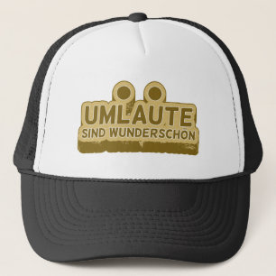 UMLAUT lernen Deutsch Truckerkappe