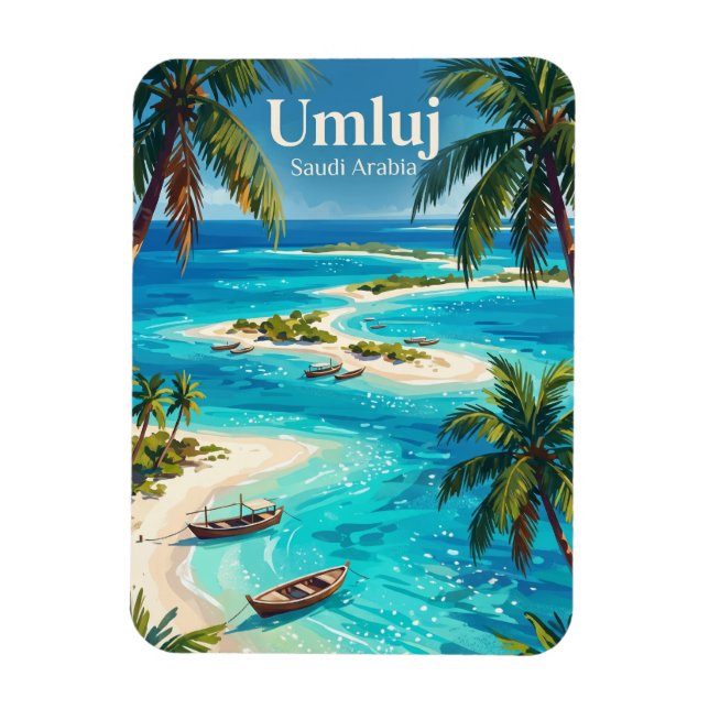 Umluj Saudi-Arabien Magnet (Vertikal)