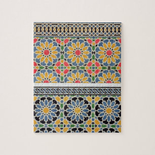 Ummauern Sie Fliesen vom Mihrab der Moschee von Puzzle