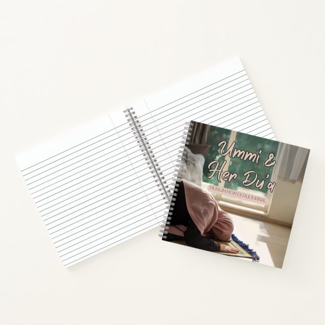 Ummi und ihr Du'a | Muslim Mama Du'a Journal Notizbuch (Innenseite)