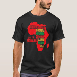 Umoja Kwanzaa Holiday Africa American Unity Flag T-Shirt
