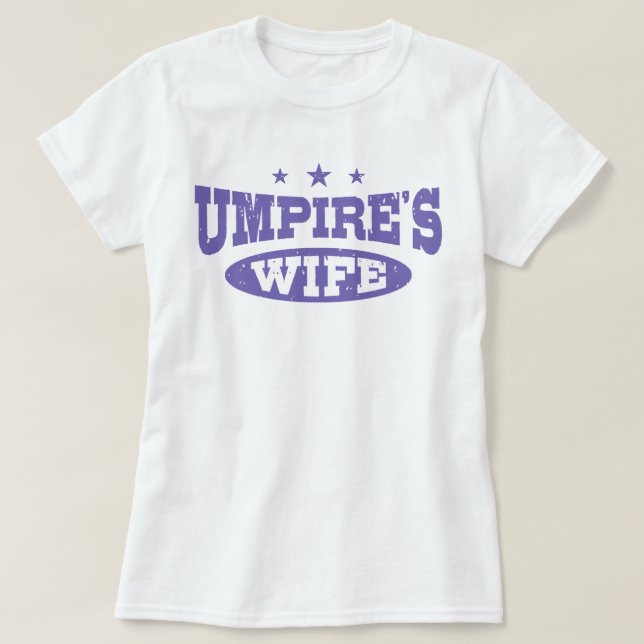 Umpire-Ehefrau T-Shirt (Design vorne)
