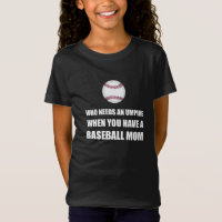 Umpire wenn Baseball-Mama