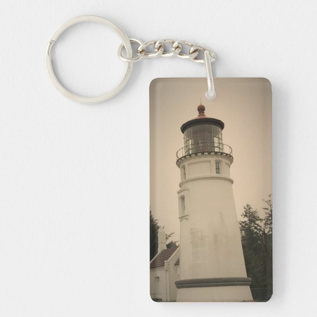 Umpqua River Lighthouse Schlüsselanhänger (Vorderseite)