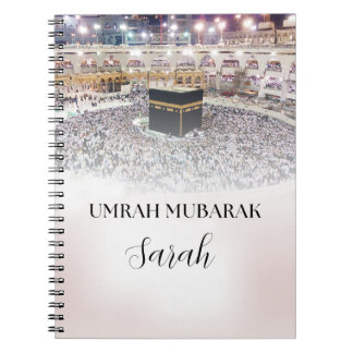Umrah Mubarak Spiral Notebook Notizblock