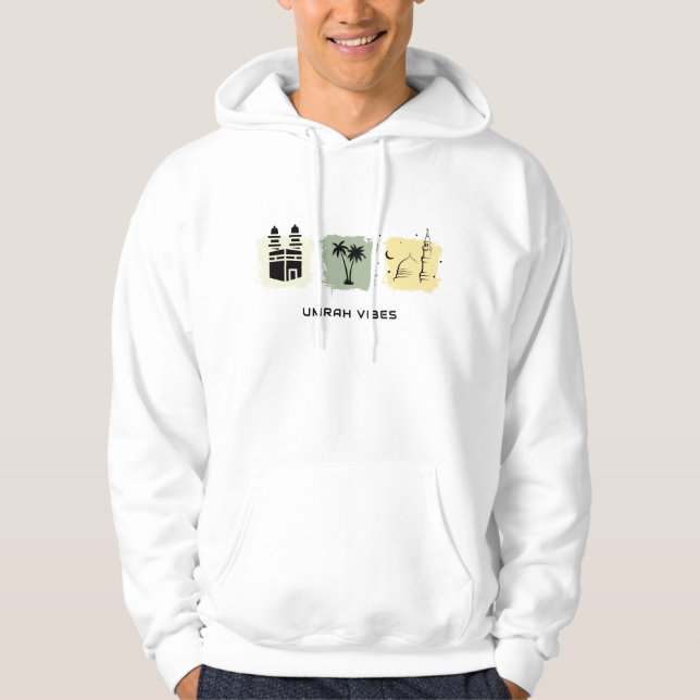 Umrah Vibes individuell anpassbarer Hoodie | islam (Vorderseite)
