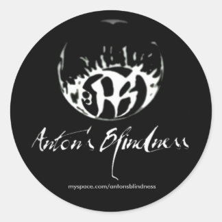 Umrandung zu schwarzen Rundklebern - Maßgeschneide Runder Aufkleber