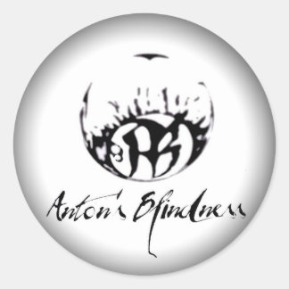 Umrandung zu schwarzen Rundklebern - Maßgeschneide Runder Aufkleber