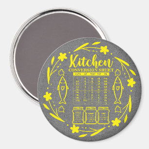 Umrechnung für die Küche Magnet