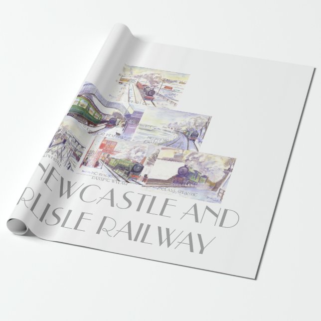 Umreifungspapier für die Eisenbahnunternehmen Newc Geschenkpapier (Ungerollt)