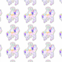 Umrissticker für Karussell (Blatt)