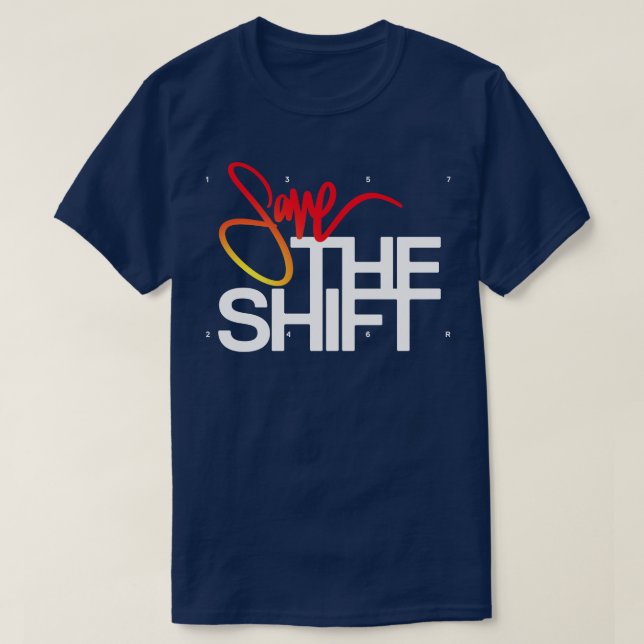Umschalt gerettet T-Shirt (Design vorne)