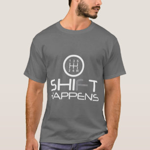 Umschalt passiert manueller Fahrerpuffer T-Shirt