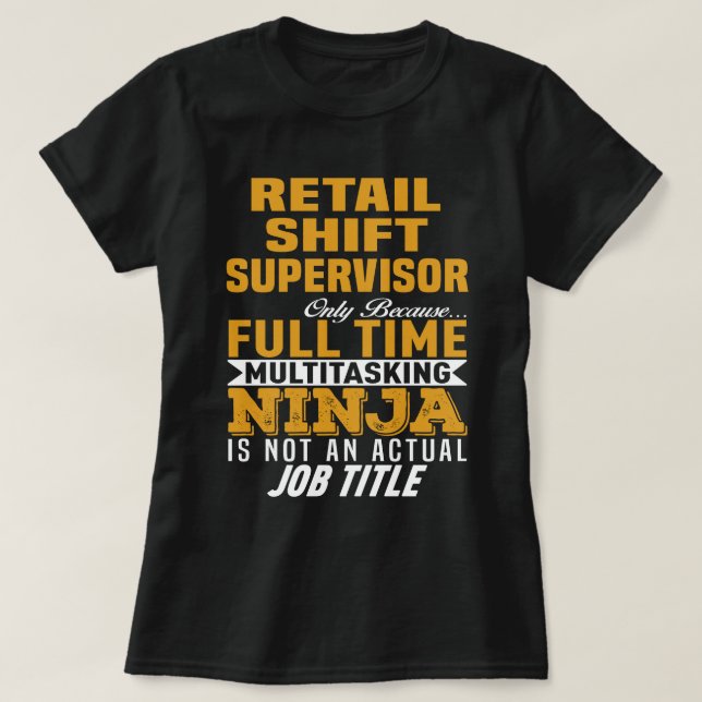 Umschalt-Supervisor T-Shirt (Design vorne)