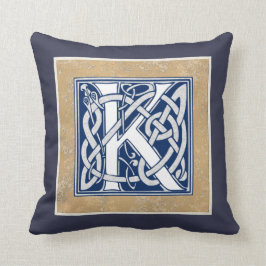 Umschaltbare Initiale des Celtic-K Kissen